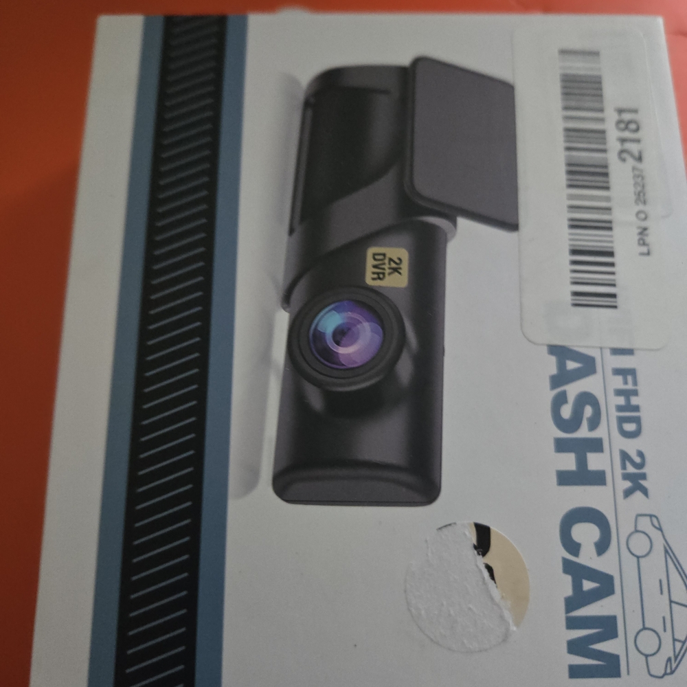 2K DVR Dash Cam - Black
